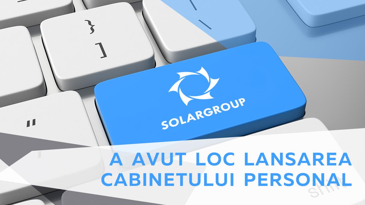 A avut loc lansarea cabinetului personal