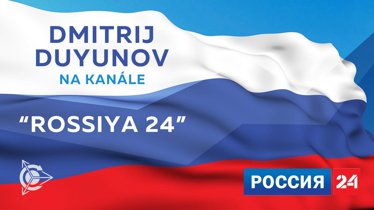 Dmitrij Duyunov na kanáli "Rossiya 24"