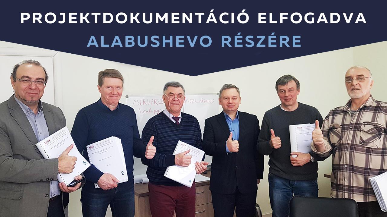 A projekt dokumentációját elfogadták | Alabushevo