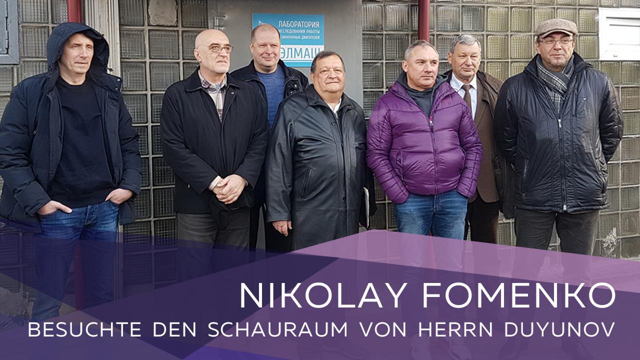 Nikolay Fomenko beim Besuch des Schauraumes von Herrn Duyunov!