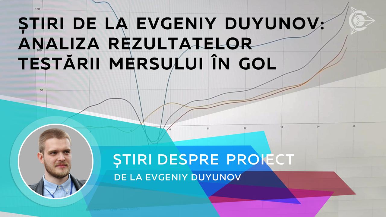 Știri de la Evgeniy Duyunov: analiza rezultatelor testării mersului în gol