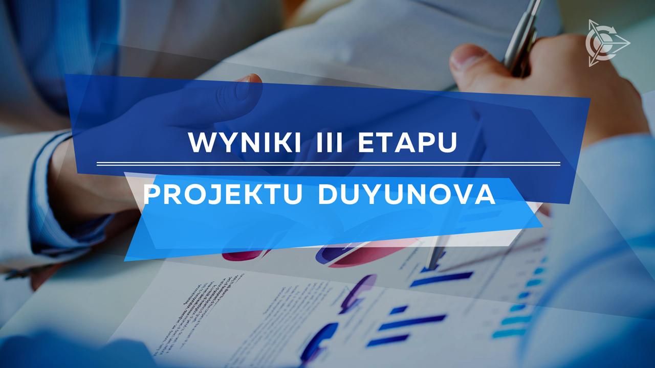 Wyniki trzeciego etapu projektu od Pawła Filippova