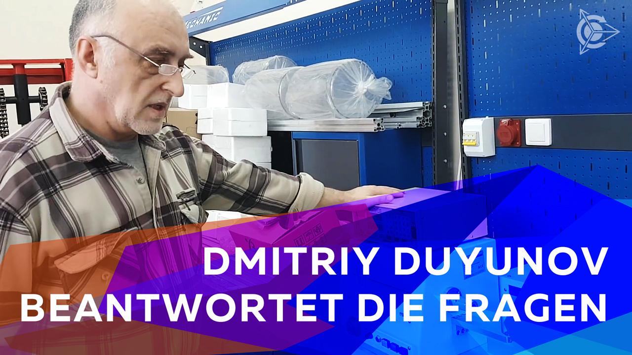 Dmitriy Duyunov beantwortet die Fragen