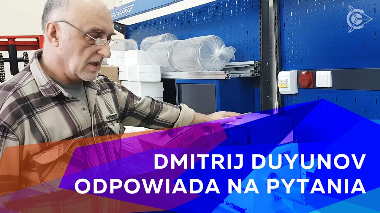 Dmitrij Duyunov odpowiada na pytania