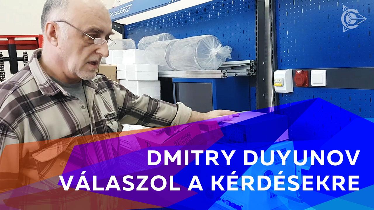 Dmitry Duyunov válaszol a kérdésekre