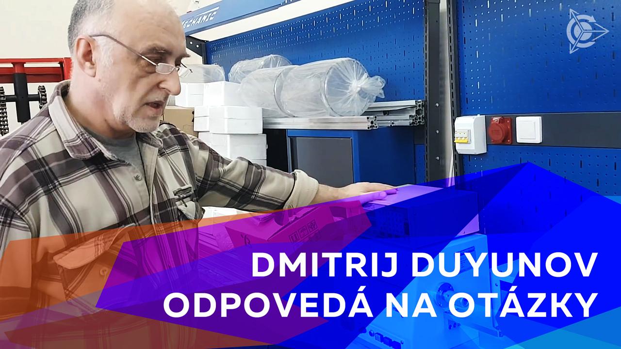 Dmitrij Duyunov odpovedá na otázky