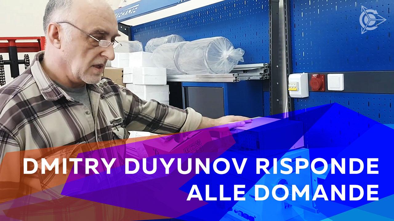 Dmitry Duyunov risponde alle domande