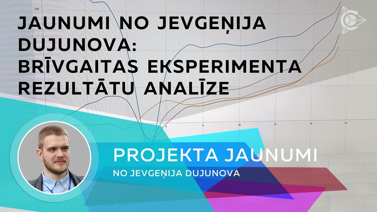 Jaunumi no Jevgeņija Dujunova: brīvgaitas eksperimenta rezultātu analīze