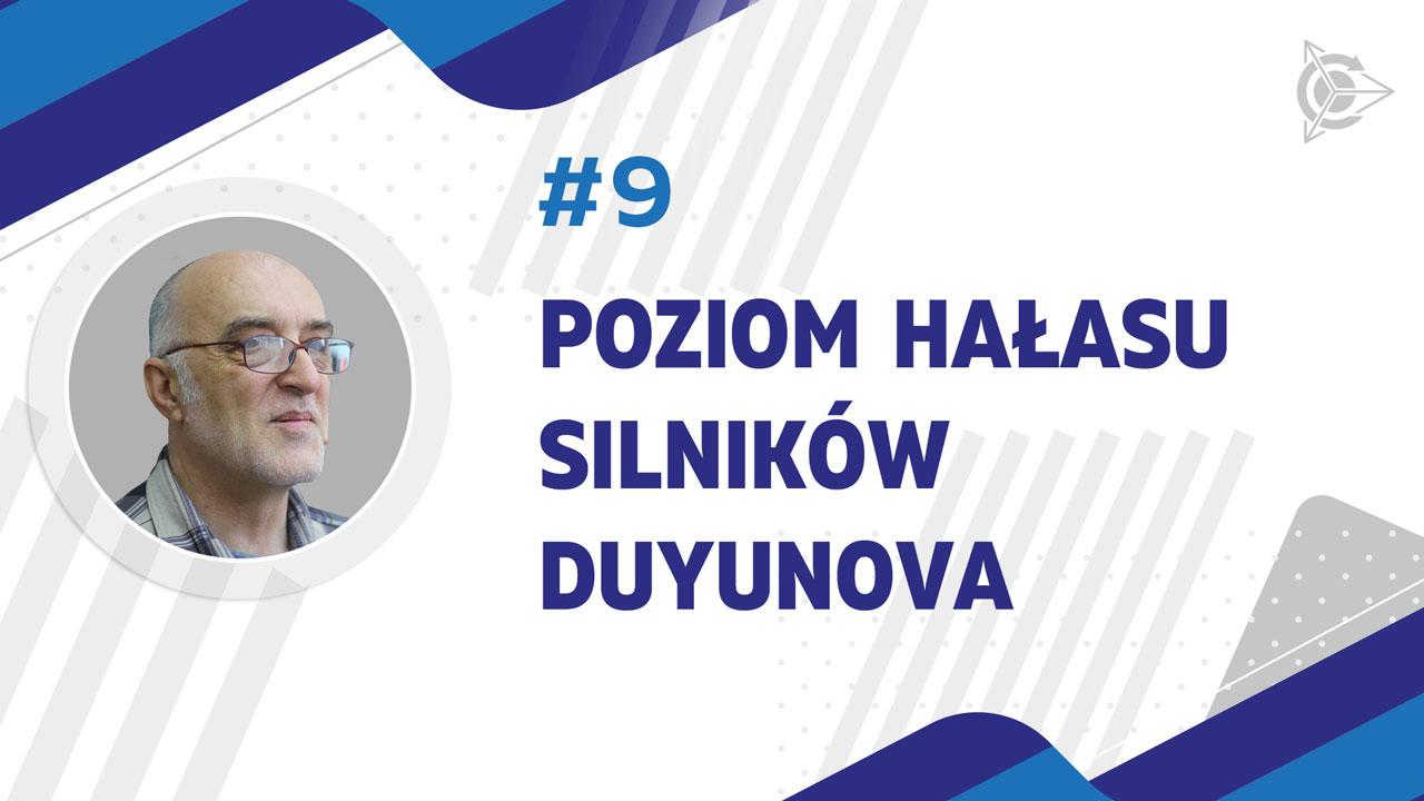 Poziom hałasu silników Duyunova