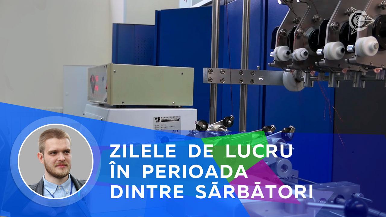 Zilele de lucru în perioada dintre sărbători