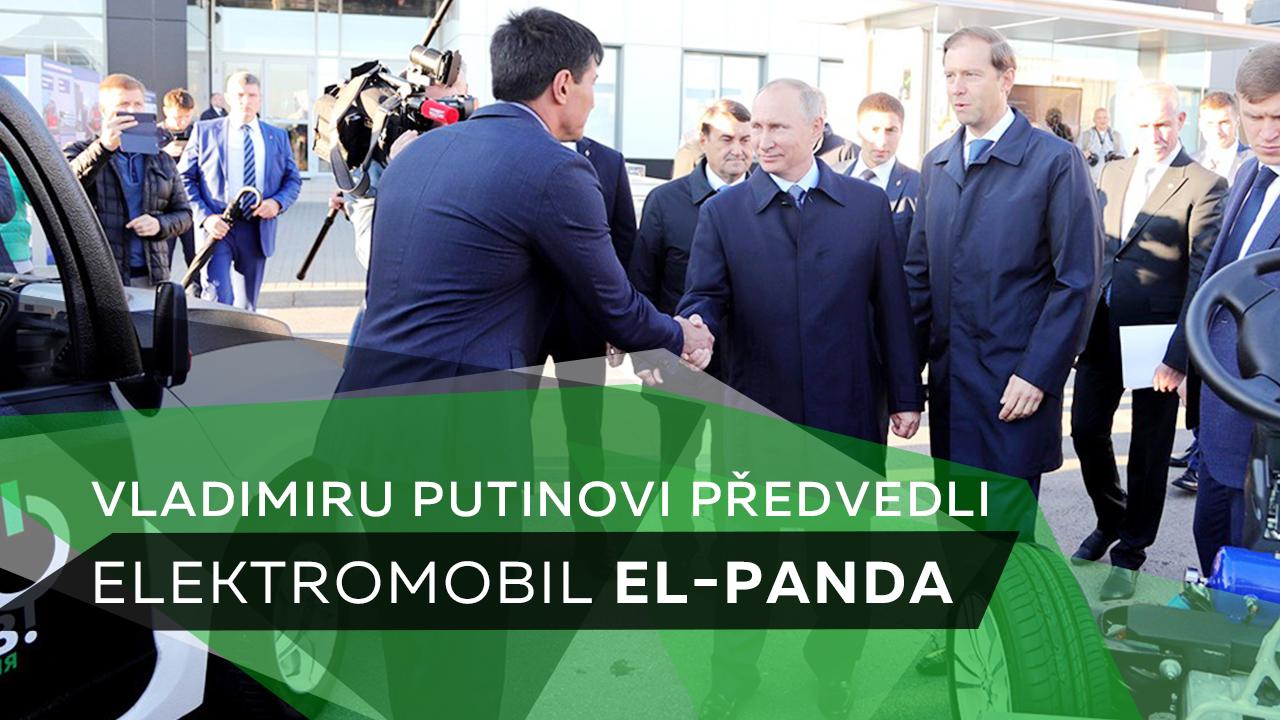 Vladimir Putin se seznámil s prvním domácím elektromobilem El-Panda s asynchronními motory v kolech