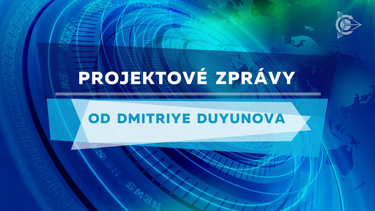 Projektové zprávy od Dmitriye Duyunova: události první poloviny tohoto týdne