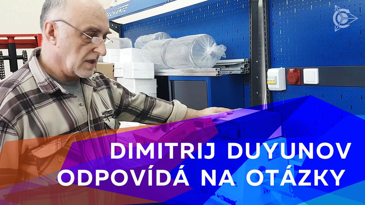 Dimitrij Duyunov odpovídá na otázky