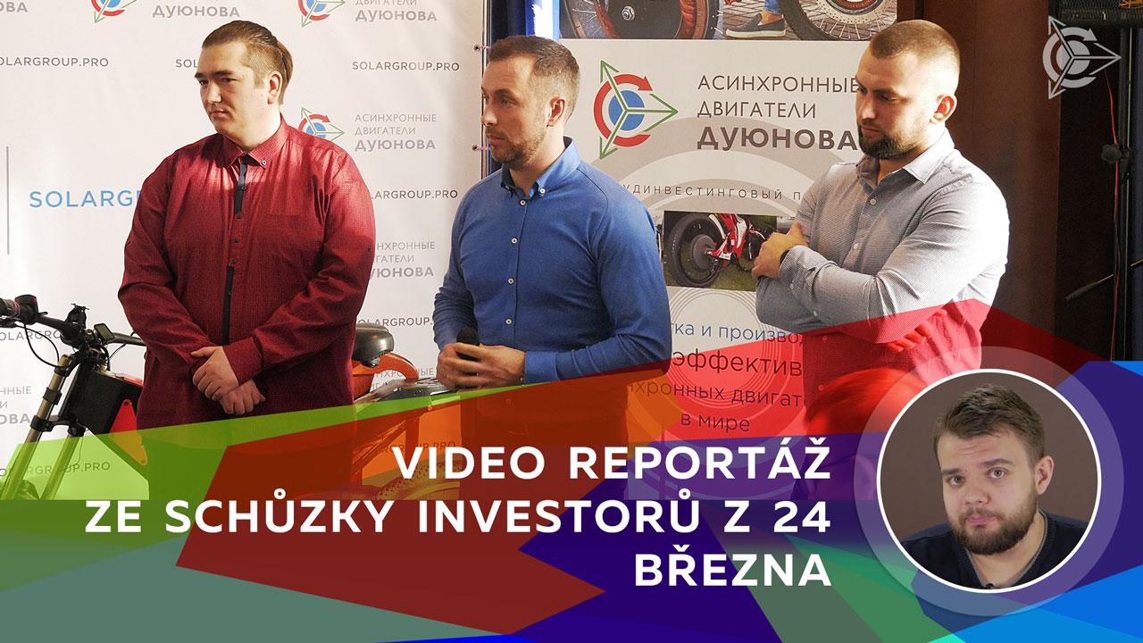 Video reportáž z živé prezentace Duyunovova projektu v Moskvě z 24. března