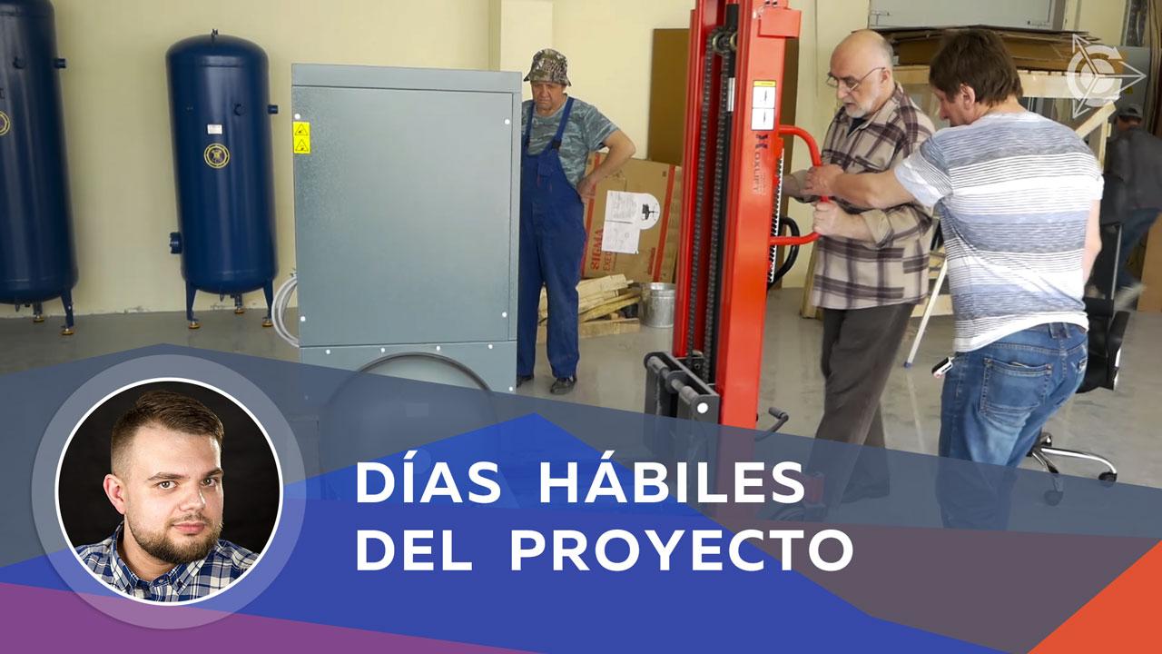 Días hábiles del proyecto