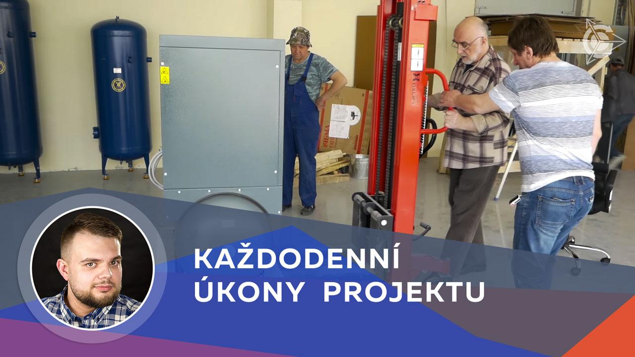 Každodenní úkony projektu