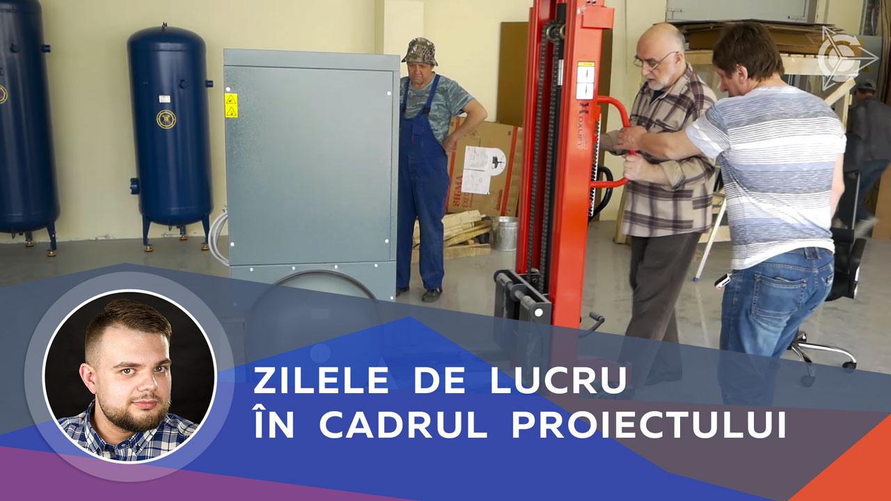 Zilele de lucru în cadrul proiectului