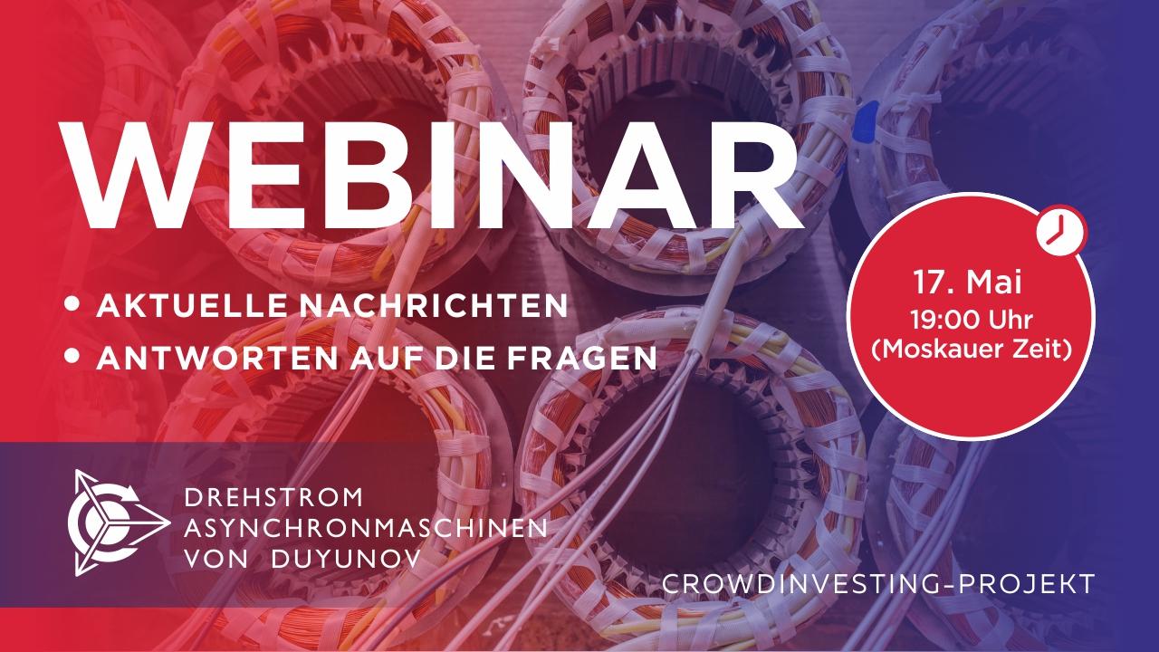 Duyunov-Projekt: wichtige Nachrichten und Ereignisse der Gesellschaft. Antworten auf die Fragen Webinar