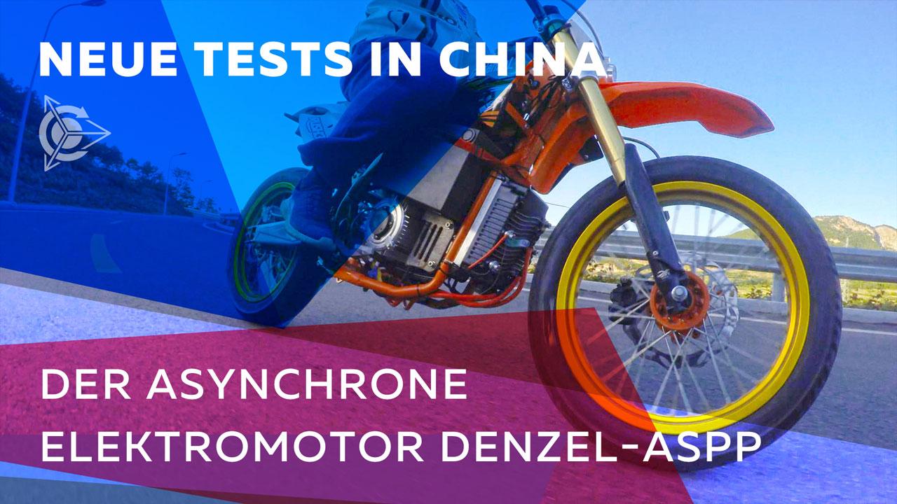 Neue Tests in China. Der asynchrone Elektromotor Denzel-ASPP