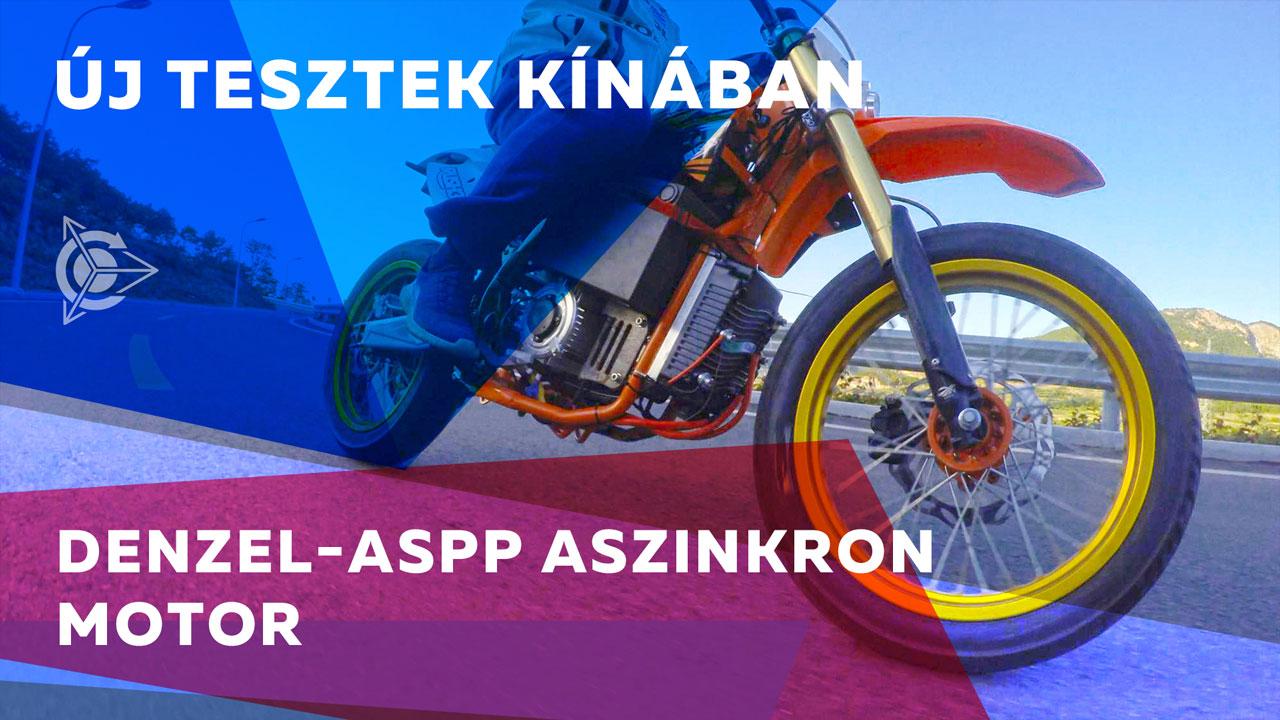 Új tesztek Kínában. Denzel-ASPP aszinkron motor