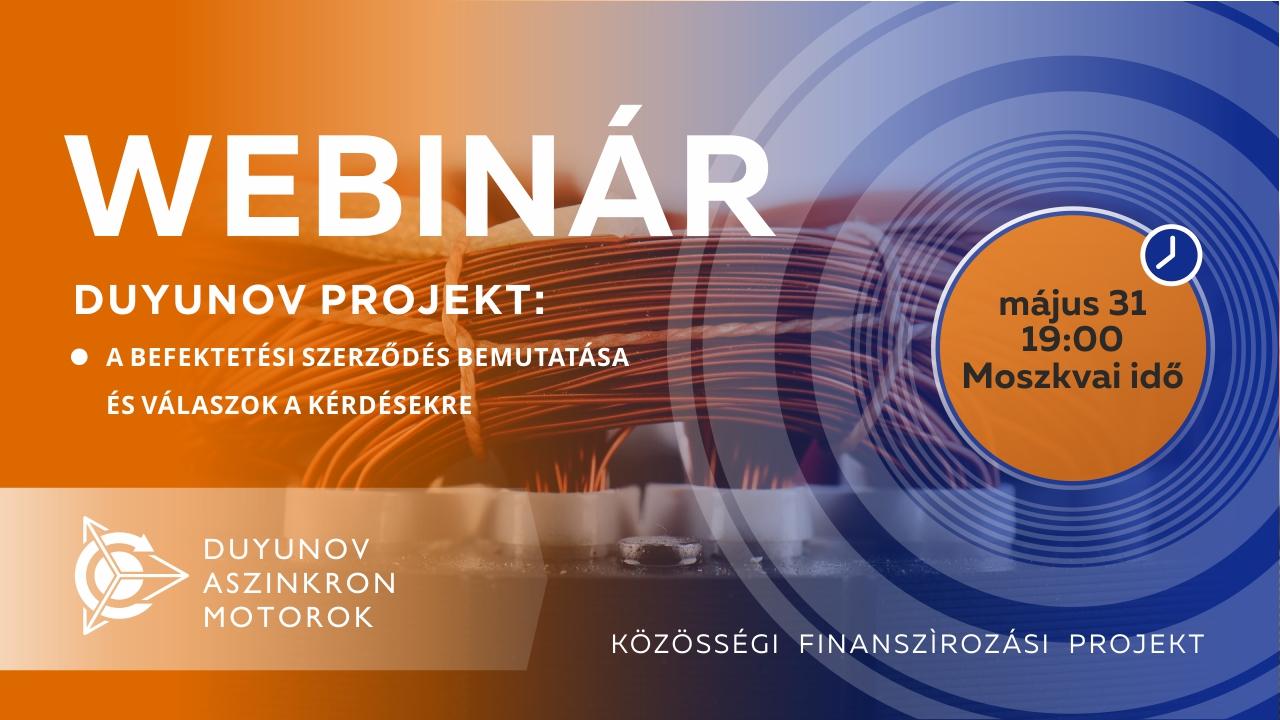 Duyunov projekt: a befektetési szerződés bemutatása és válaszok a kérdésekre
