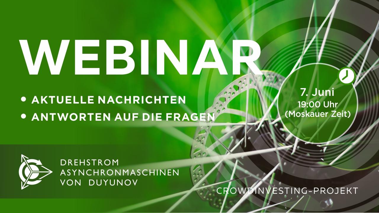 Duyunov-Projekt: wichtige Nachrichten und Ereignisse der Gesellschaft. Antworten auf die Fragen Webinar