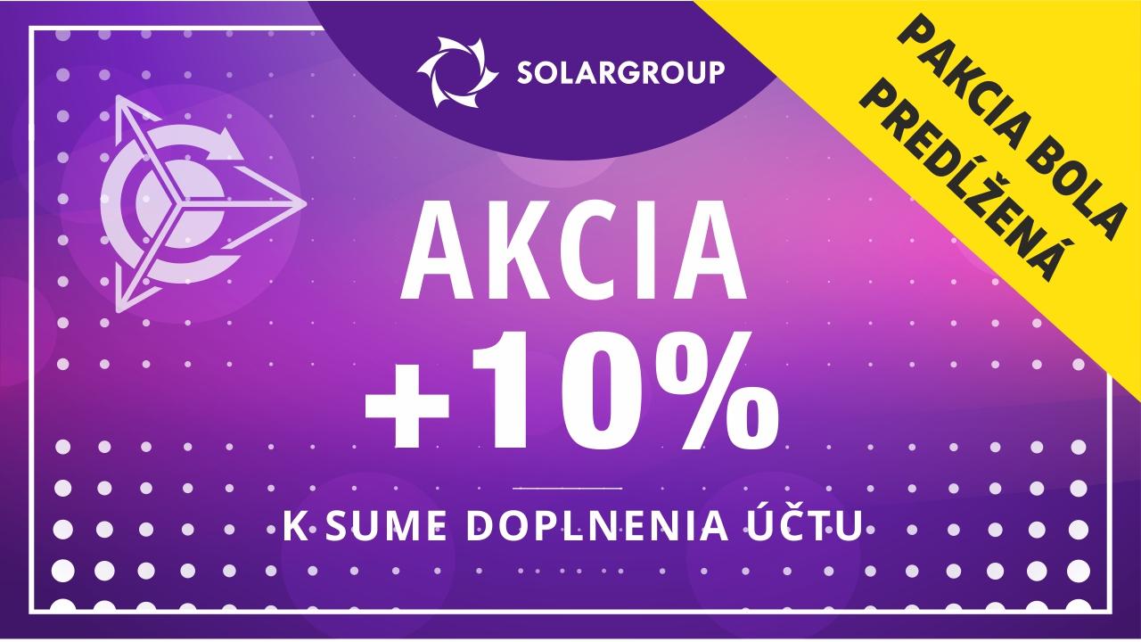 AKCIA + 10% k akémukoľvek doplneniu bilancie osobného účtu SA PREDLŽUJE do 1. júna 23:59 podľa moskovského času!