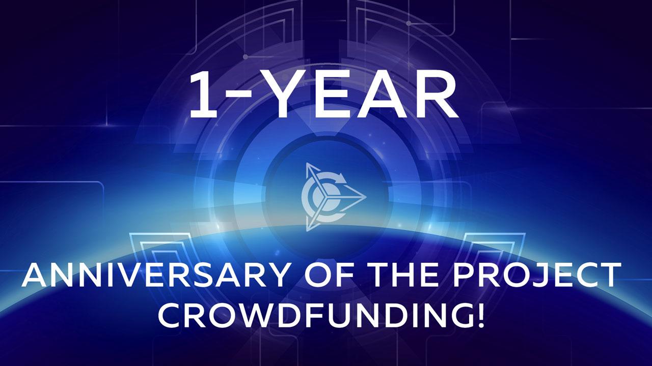 1-year anniversary of the project crowdfunding!