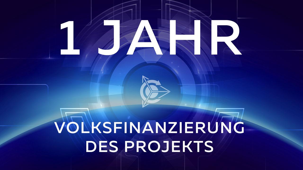 Volksfinanzierung des Projekts - 1 Jahr!