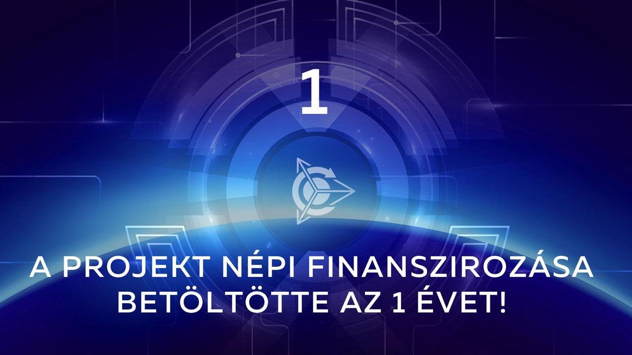 A projekt népi finanszirozása betöltötte az 1 évet!