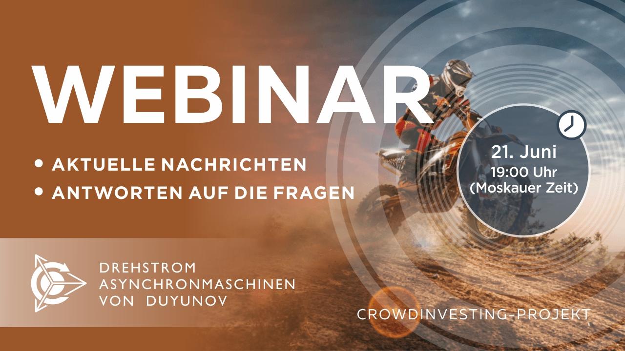 Duyunov-Projekt: wichtige Nachrichten und Ereignisse der Gesellschaft. Antworten auf die Fragen Webinar