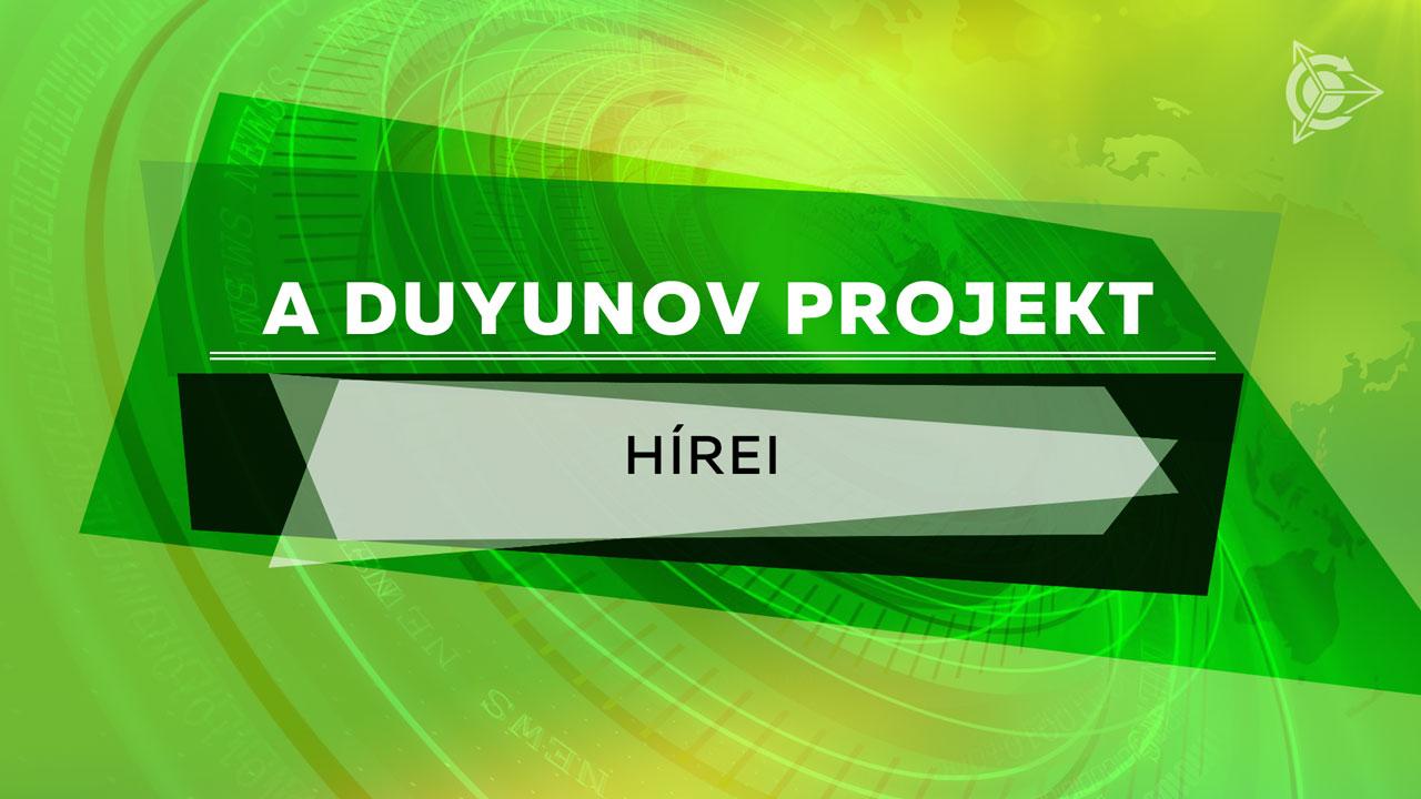 A projekt hírei Dmitry Duyunovtól