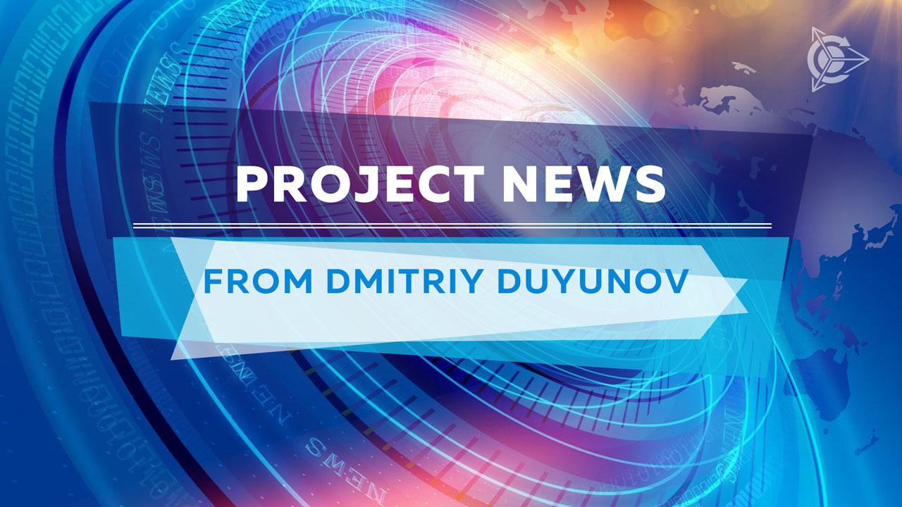 Project news from Dmitriy Duyunov 