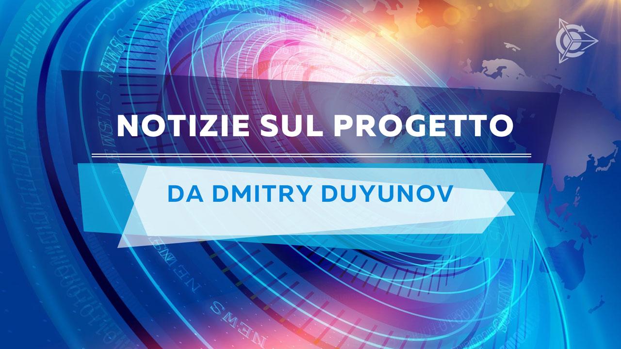 Notizie del progetto da Dmitry Duyunov 