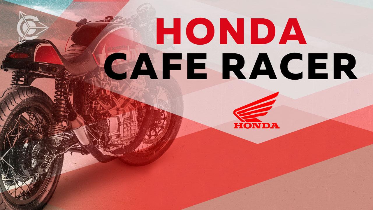 Honda Cafe Racer with the motor made using Duyunov's technology 