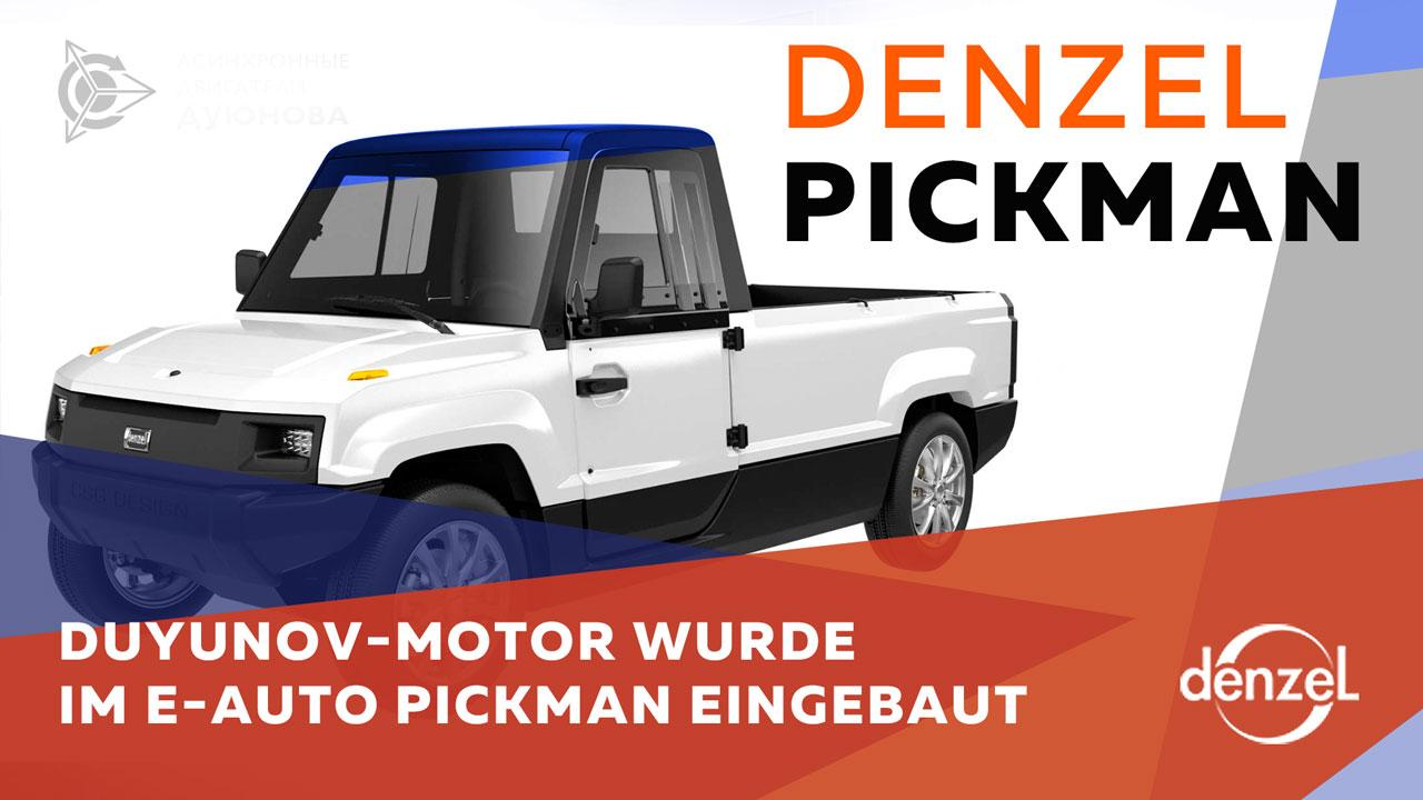 Duyunov-Motor wurde im E-Auto Pickman eingebaut