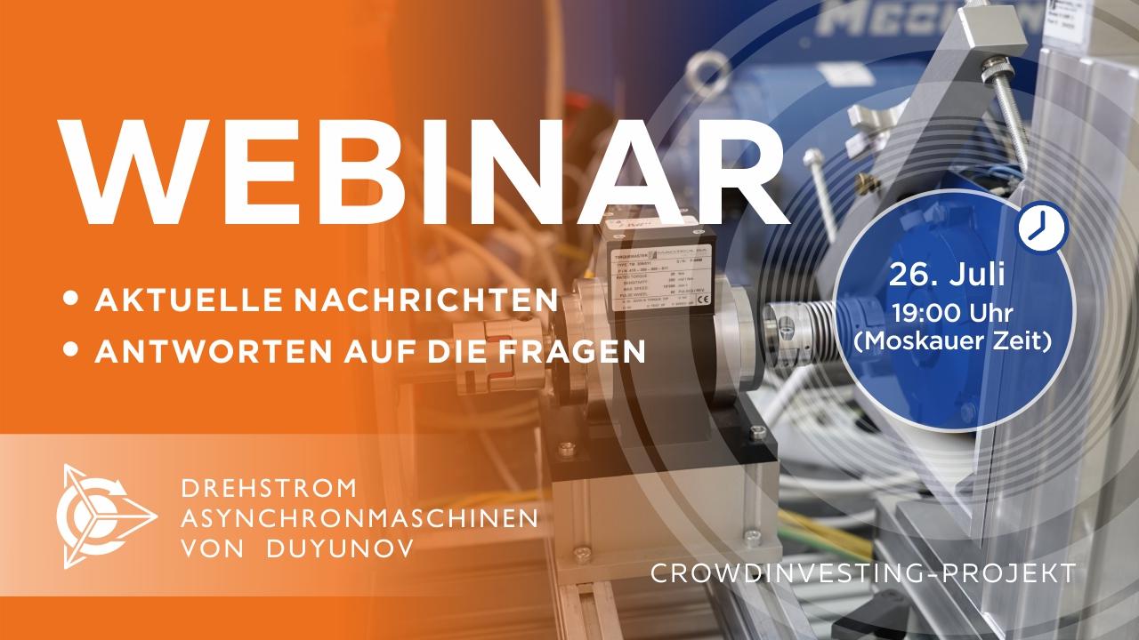 Duyunov-Projekt: wichtige Nachrichten und Ereignisse der Gesellschaft. Antworten auf die Fragen Webinar