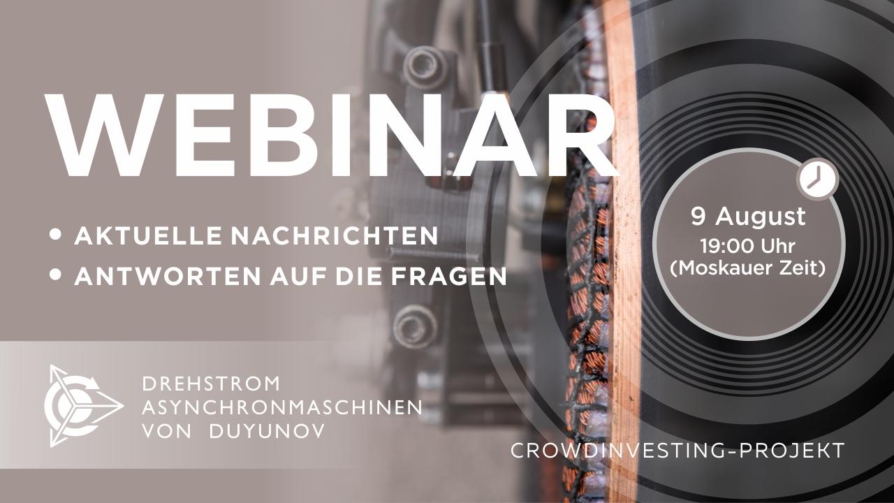 Duyunov-Projekt: wichtige Nachrichten und Ereignisse der Gesellschaft. Antworten auf die Fragen Webinar