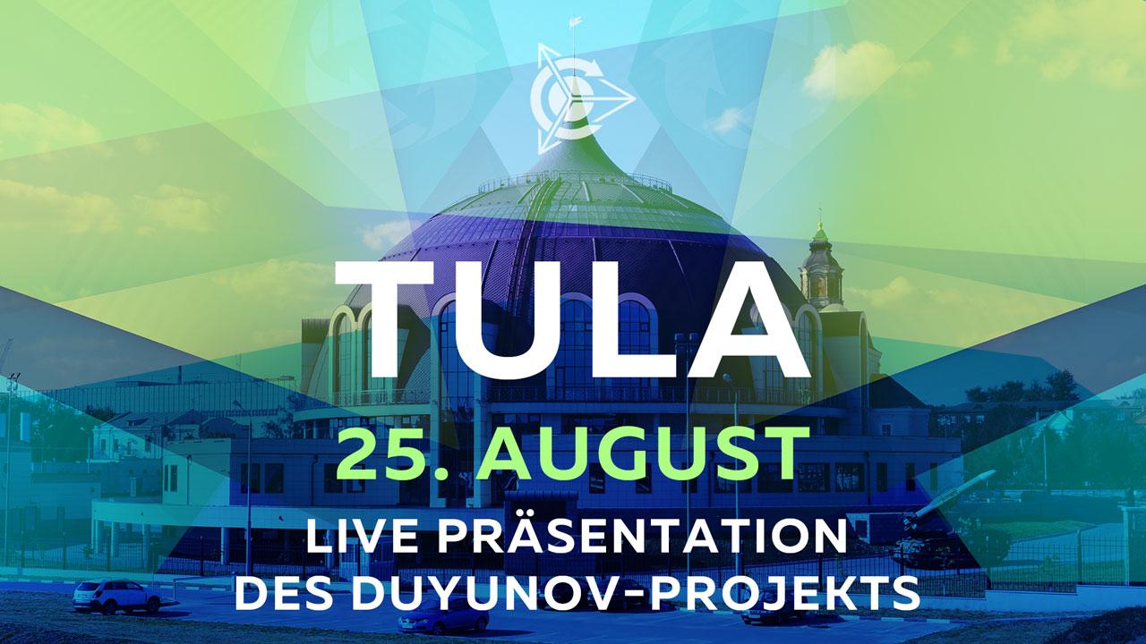 Live Präsentation des Duyunov-Projekts in Tula! 