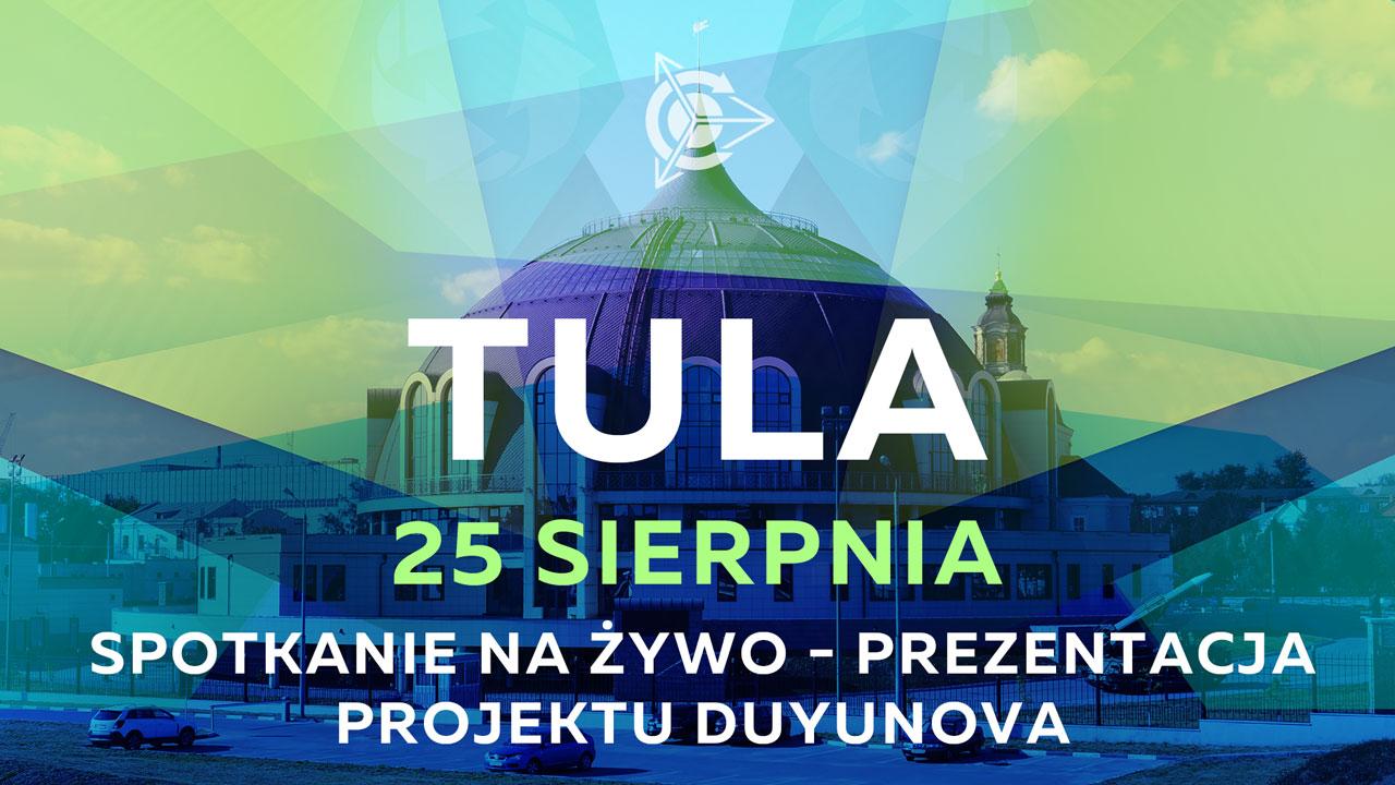 Spotkanie na żywo - prezentacja projektu Duyunova w Tule!