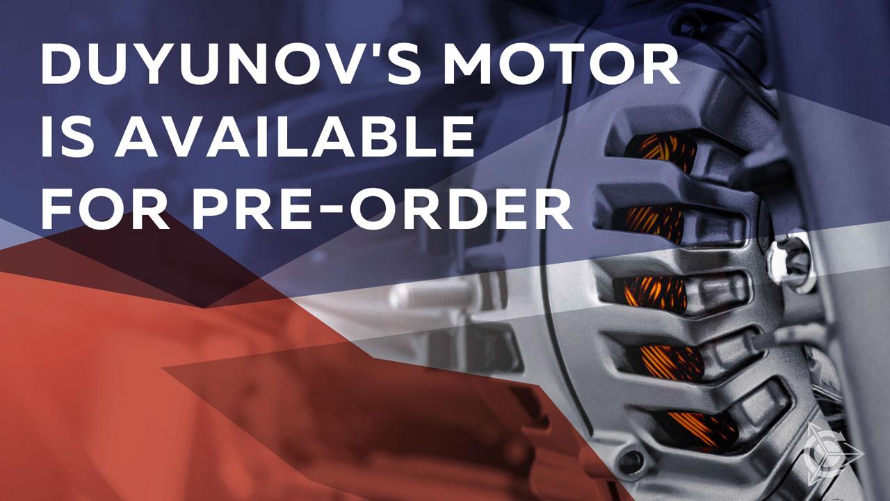 DA-90S motor is already available for pre-order