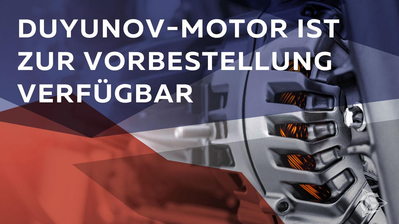 Der Motor DA-90S ist zur Vorbestellung schon verfügbar