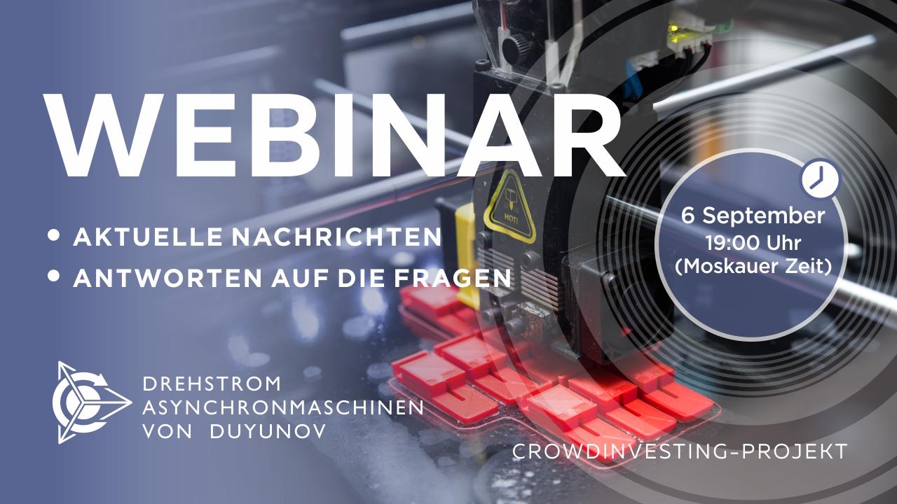 Duyunov-Projekt: wichtige Nachrichten und Ereignisse der Gesellschaft. Antworten auf die Fragen Webinar