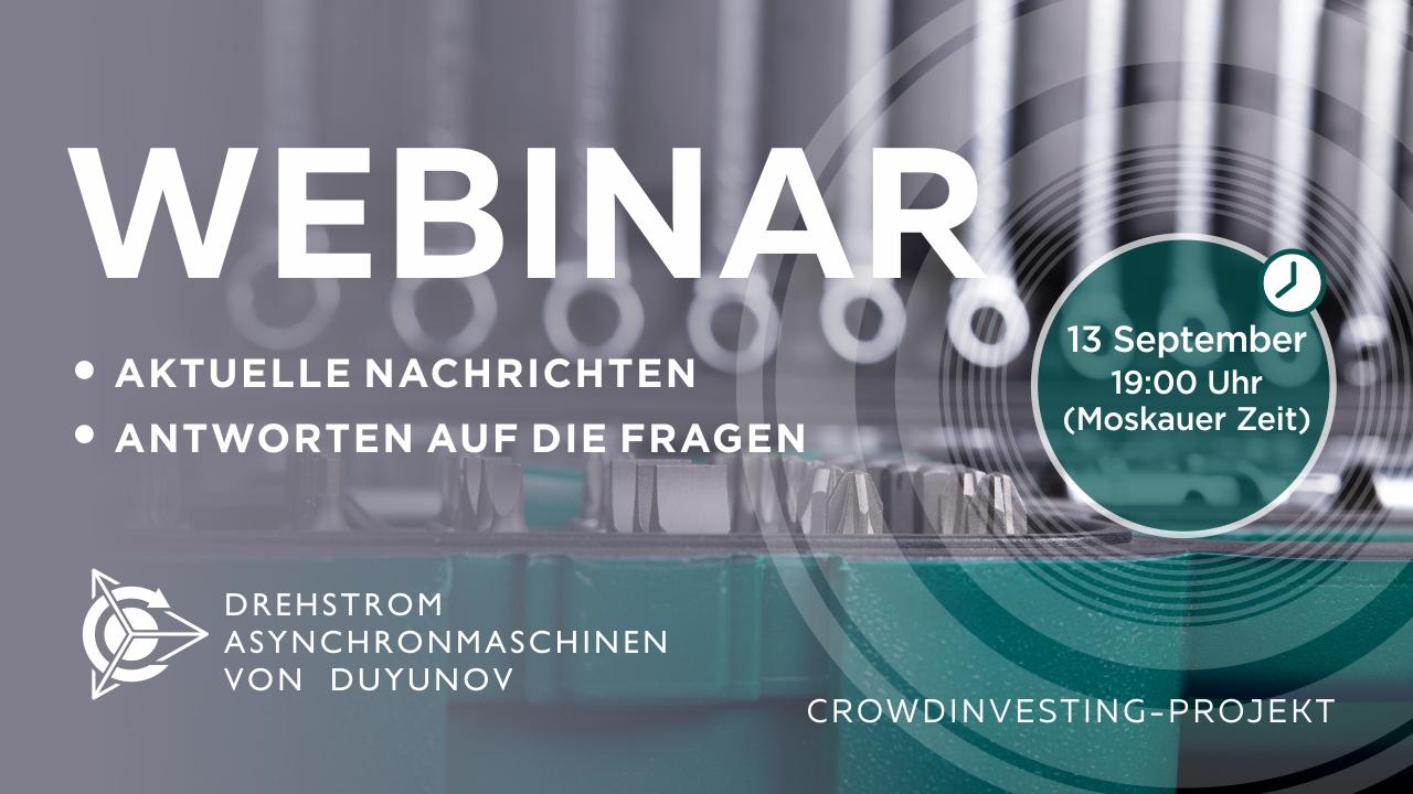 Duyunov-Projekt: wichtige Nachrichten und Ereignisse der Gesellschaft. Antworten auf die Fragen Webinar