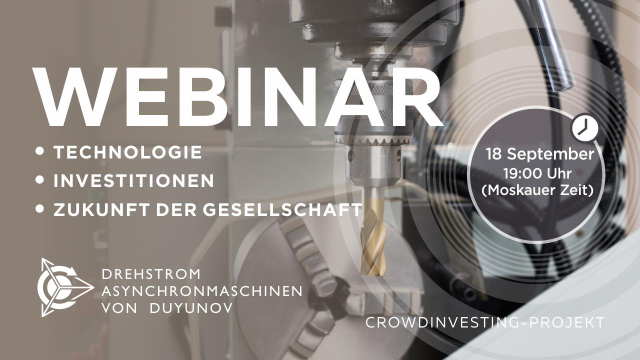 Präsentation vom Duyunov-Projekt: über die Technologie, Investitionen und die Zukunft der Gesellschaft