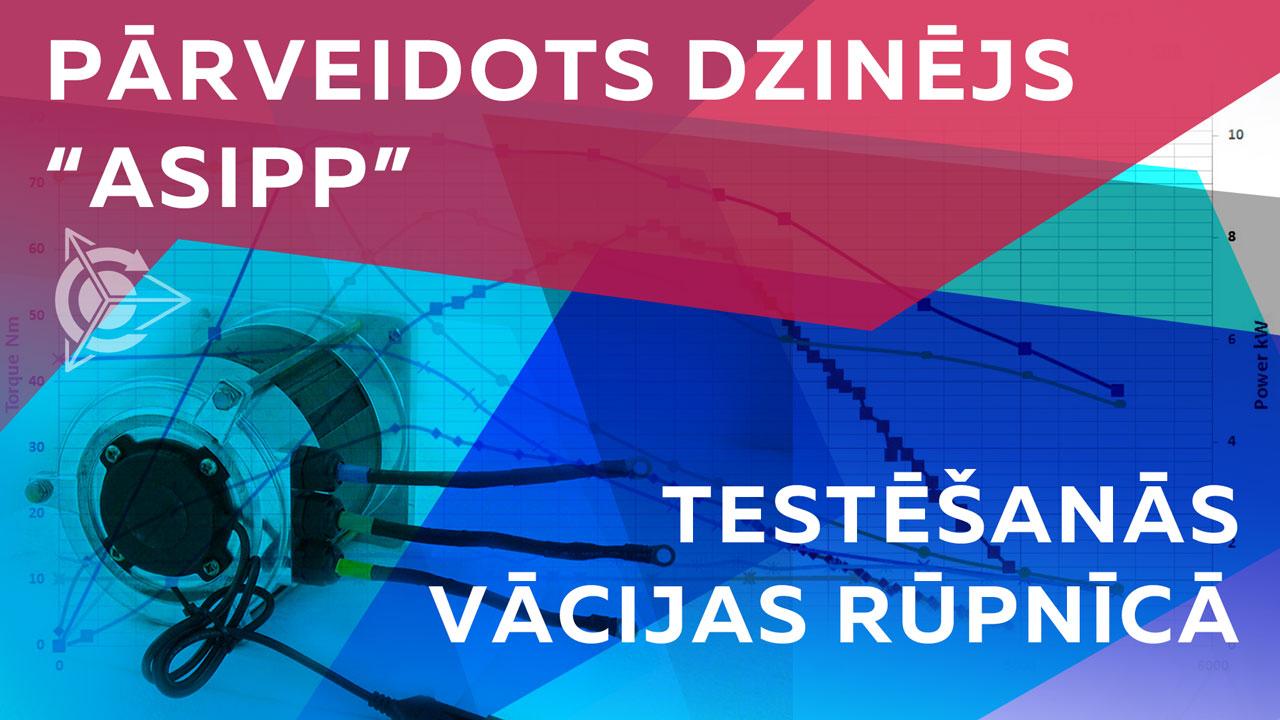 Viktors Arestovs: pārveidota dzinēja testēšana Vācijas rūpnīcā