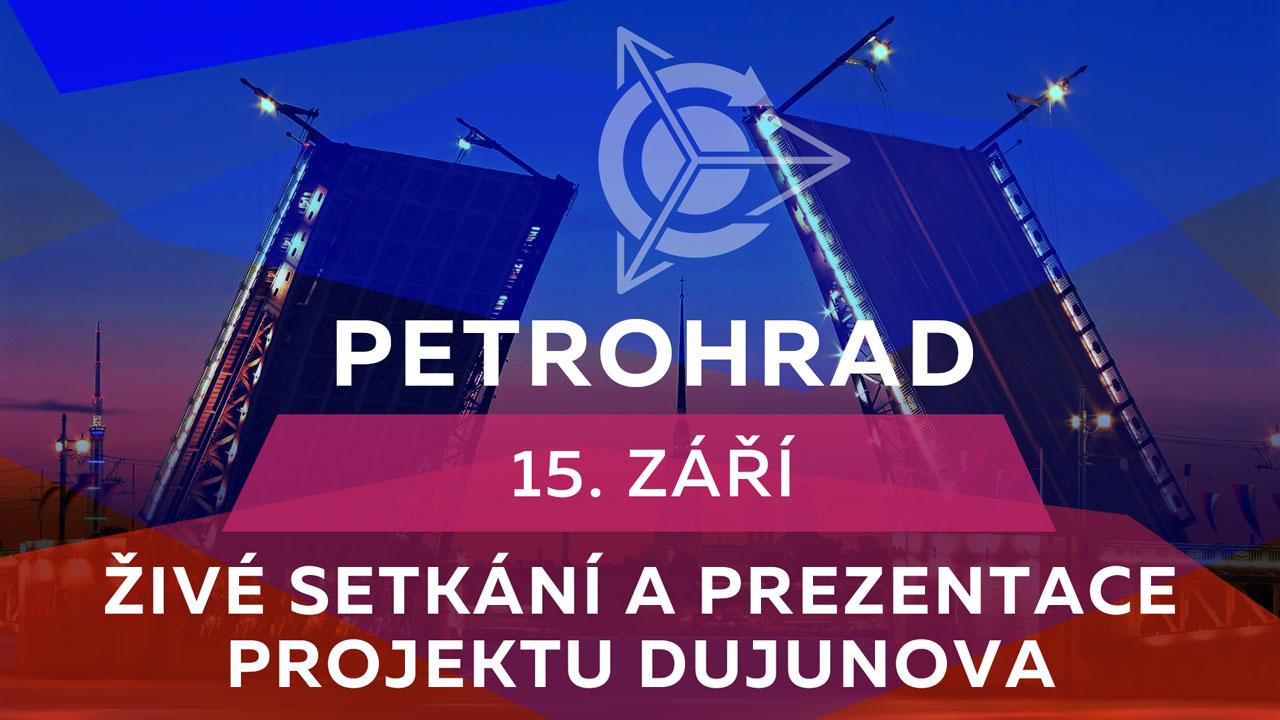 Živé setkání a prezentace projektu Dujunova v Petrohradu