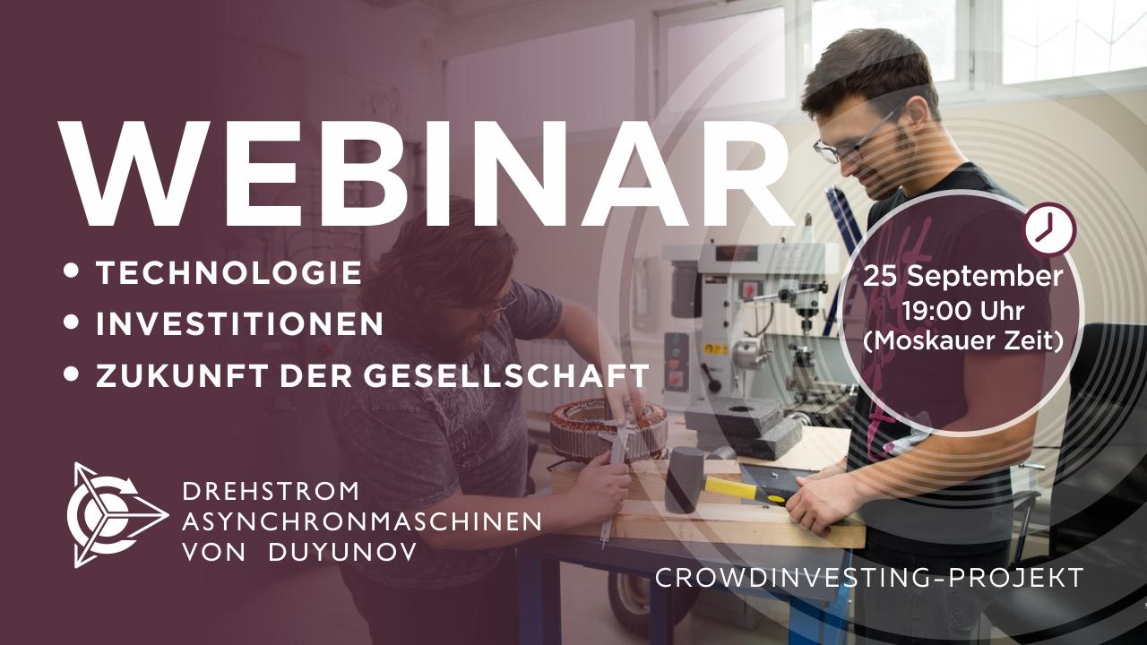 Präsentation vom Duyunov-Projekt: über die Technologie, Investitionen und die Zukunft der Gesellschaft