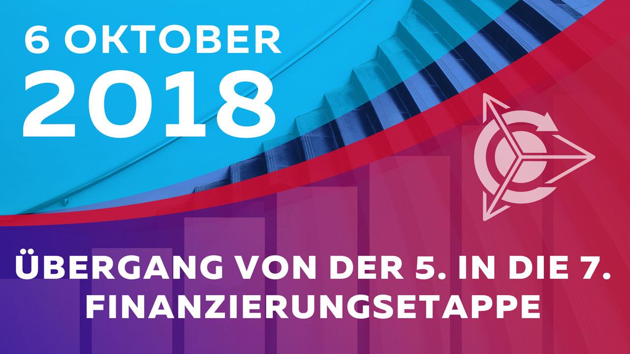 Am 06. Oktober 2018 übergeht das Duyunov-Projekt von der 5. in die 7. Etappe der Finanzierung