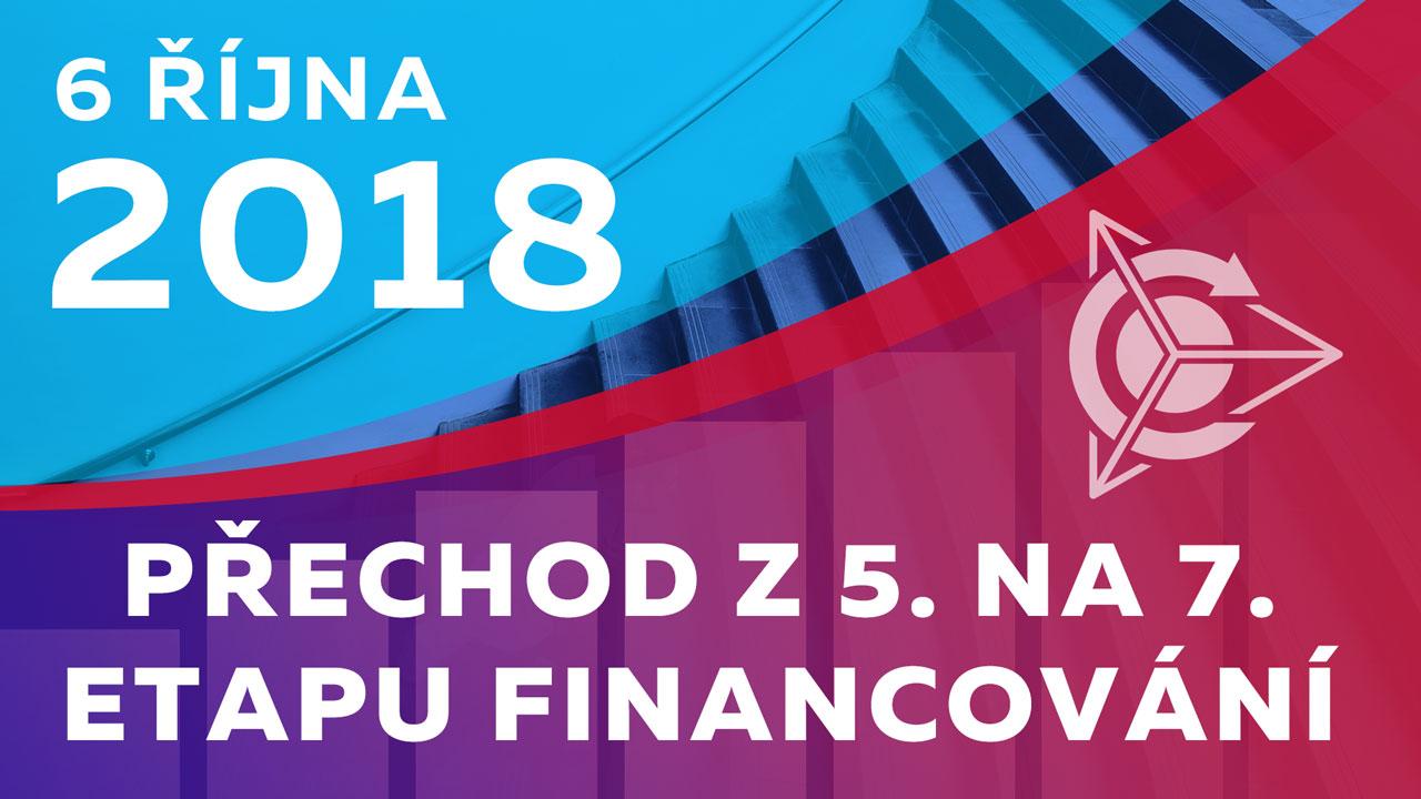 6. října 2018 přechází projekt Dujunova z 5. na 7. etapu financování